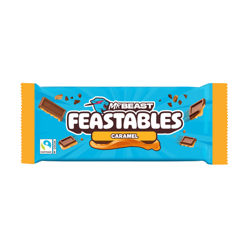 Feastables Caramel Chocolate bar