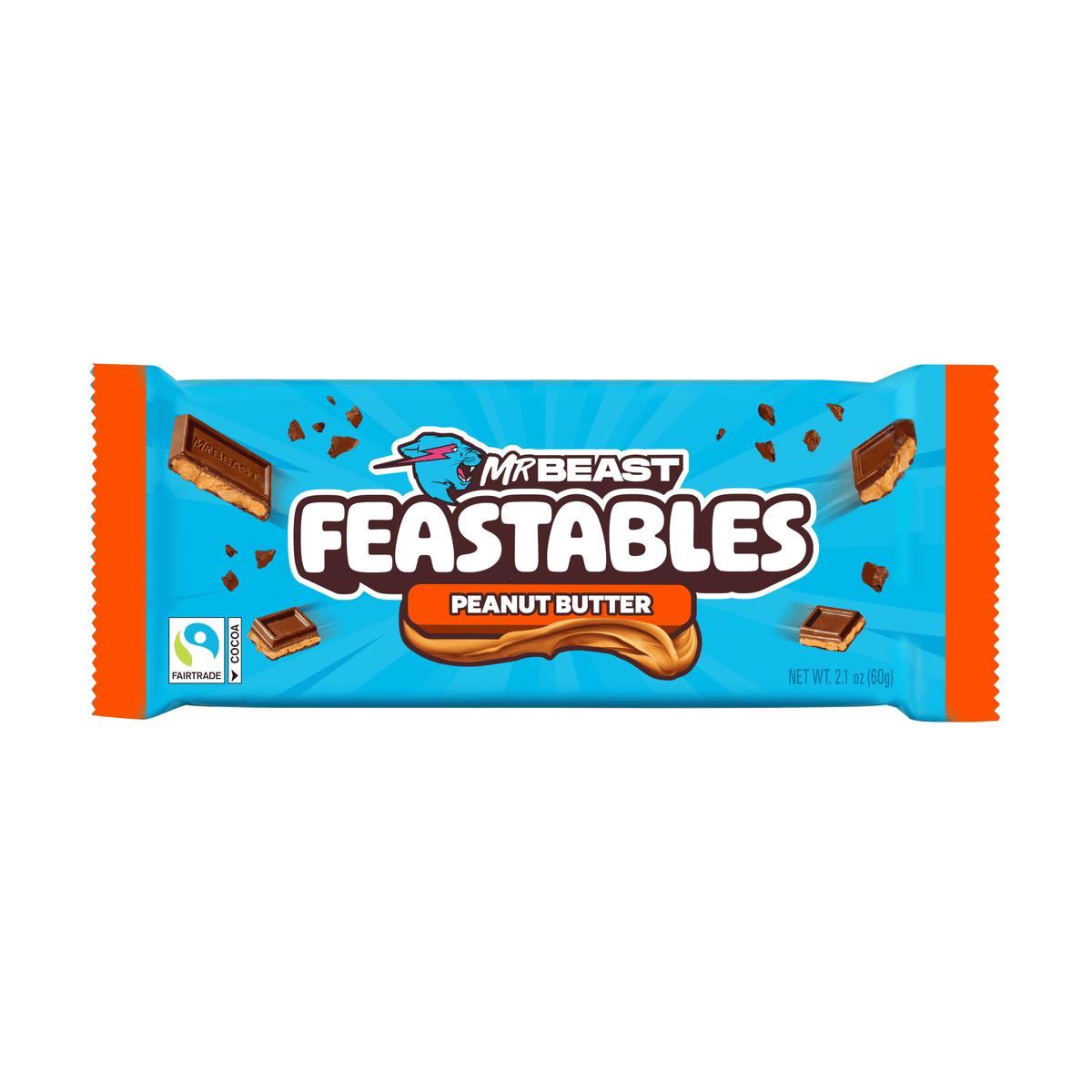 Feastables Peanut Butter Chocolate bar