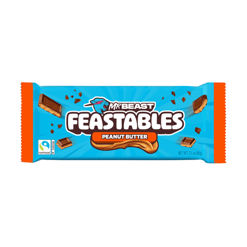 Feastables Peanut Butter Chocolate bar