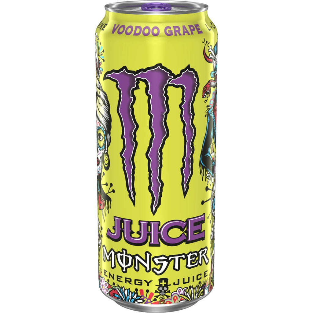 Monster Energy Voodoo Grape can