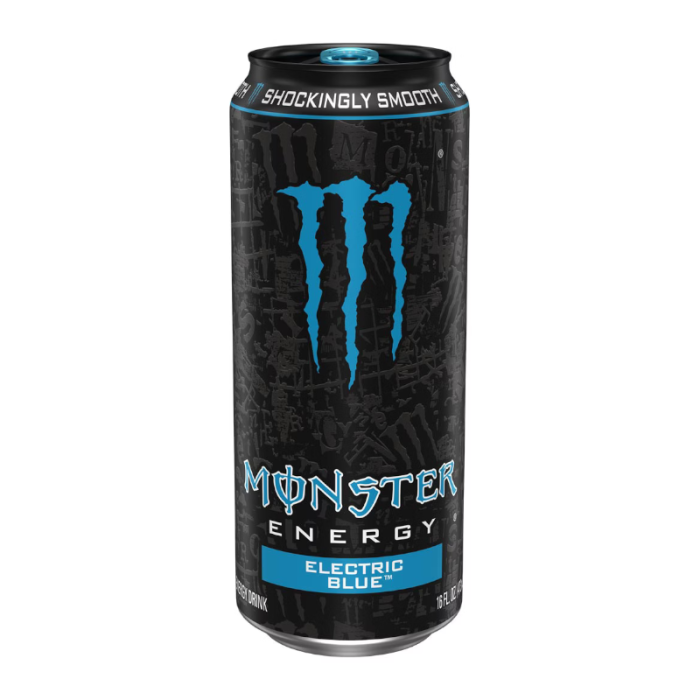 (Preorder) Monster Energy Electric Blue 24 Pack (USA) - 473ml